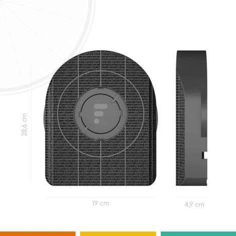 2 * FC18 - Filtre à Charbon Compatible Hotte De Dietrich AFC-200 4 2 * FC18 - Filtre à Charbon Compatible Hotte De Dietrich AFC-200 – Image 2