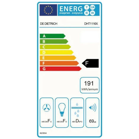Hotte Télescopique 56cm 430m3/h - Dht1116x - De Dietrich - Inox 5 Hotte Télescopique 56cm 430m3/h - Dht1116x - De Dietrich - Inox – Image 3