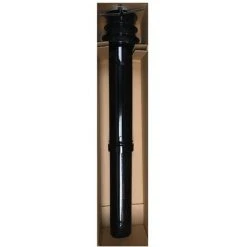 De Dietrich CX 50 8483-7730 - Terminal D80/125 ALU/ALU CoxStant E Avec Bride De Toit - NOIR