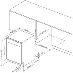 Lave-vaisselle 60cm 14 Couverts 42db Tout Intégrable - Dcj424dqx - De Dietrich - Noir -De Dietrich Soldes 53909565 3