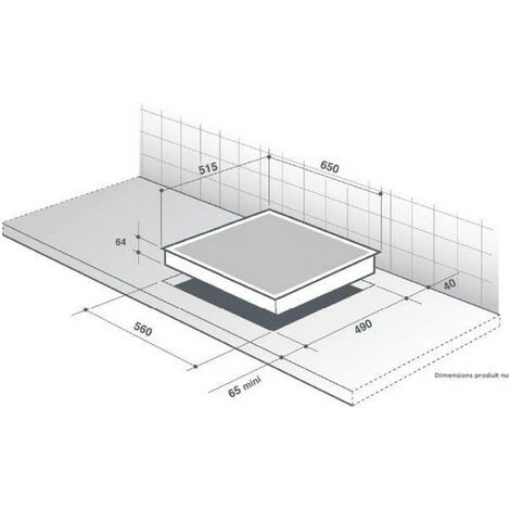 Table De Cuisson à Induction 65cm 3 Feux 7400kw Noir - Dpi7570xt - De Dietrich - Noir 6 Table De Cuisson à Induction 65cm 3 Feux 7400kw Noir - Dpi7570xt - De Dietrich - Noir – Image 4